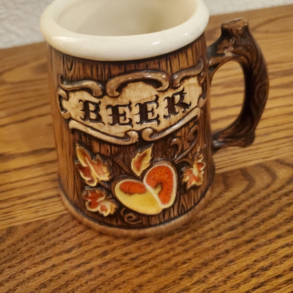 Vintage Treasure Craft USA Beer Stein Mug - Apple With Leaves - Picture 1 of 4